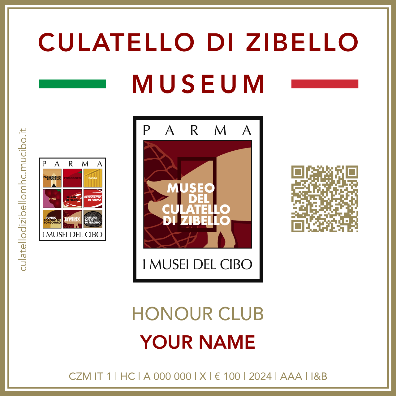 Culatello di Zibello Museum Honour Club - Token - IL TUO NOME